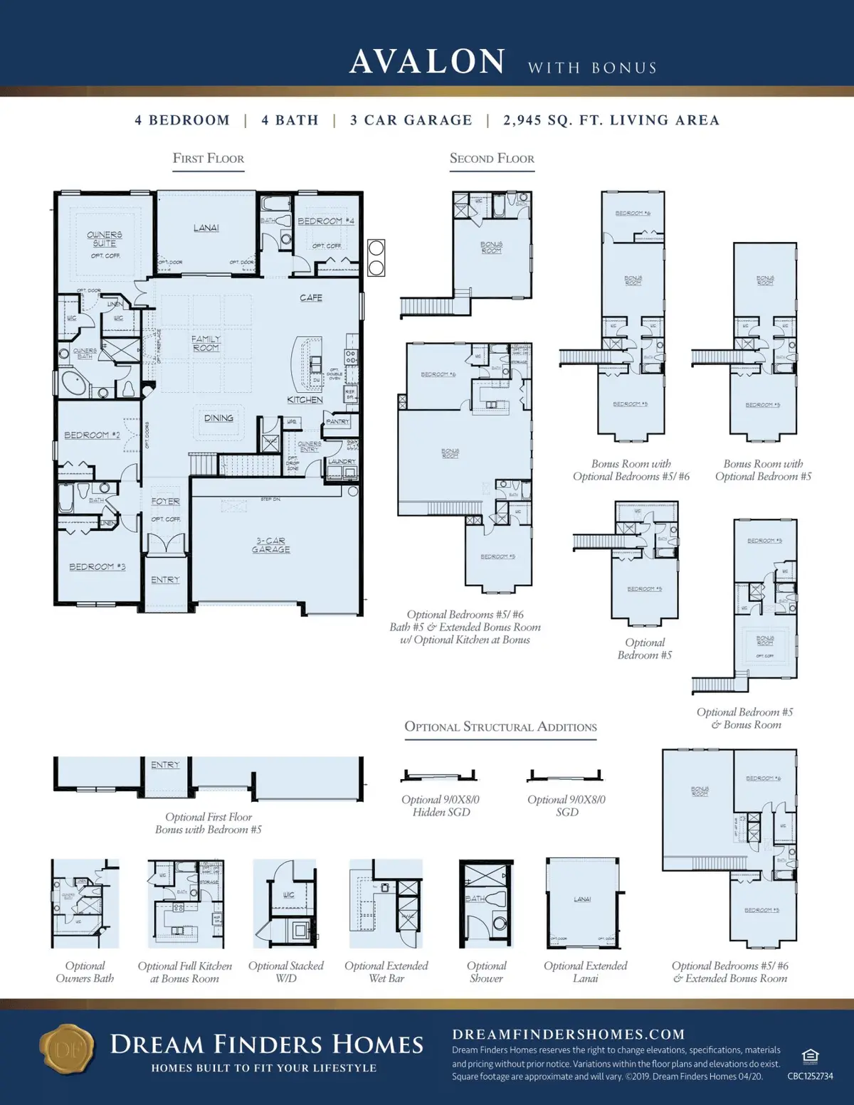 DFH_Brochure_Avalon_bonus_Ardmore_Reserv at 10732 NW Suncrest Lp, Port St. Lucie
