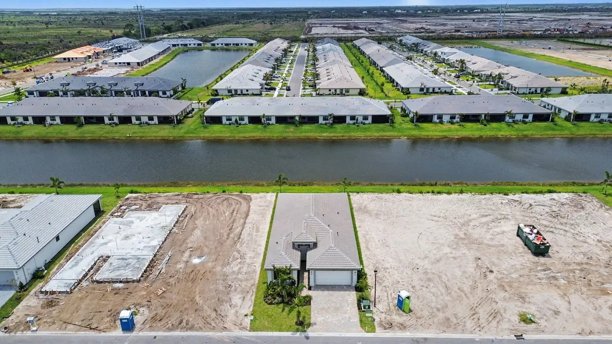 Aerial Front at 12516 SW Compass Point Drive, Port St. Lucie