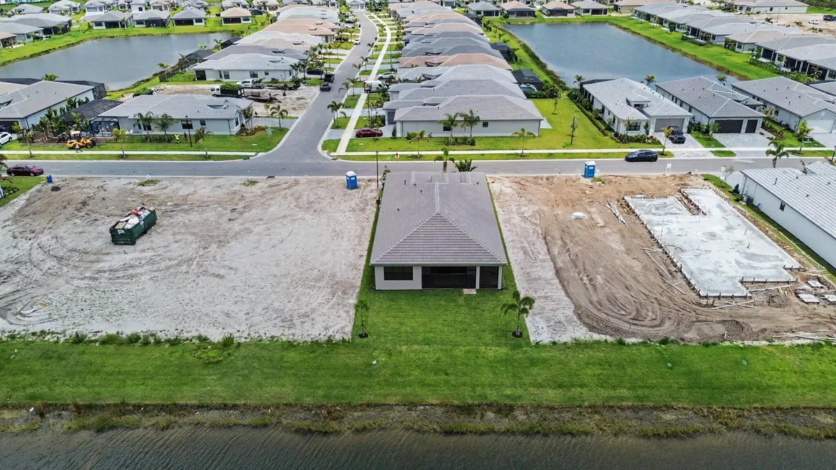 Aerial Rear at 12516 SW Compass Point Drive, Port St. Lucie