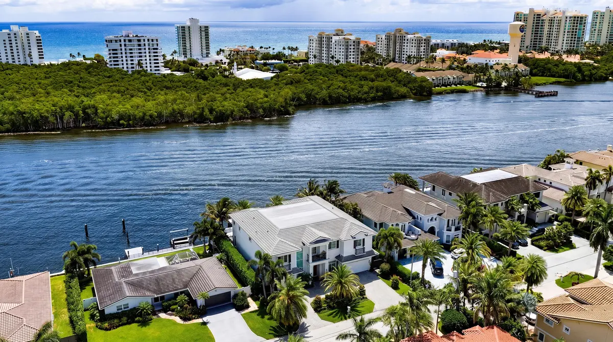 FRONT AERIAL at 7212 NE 8th Drive, Boca Raton