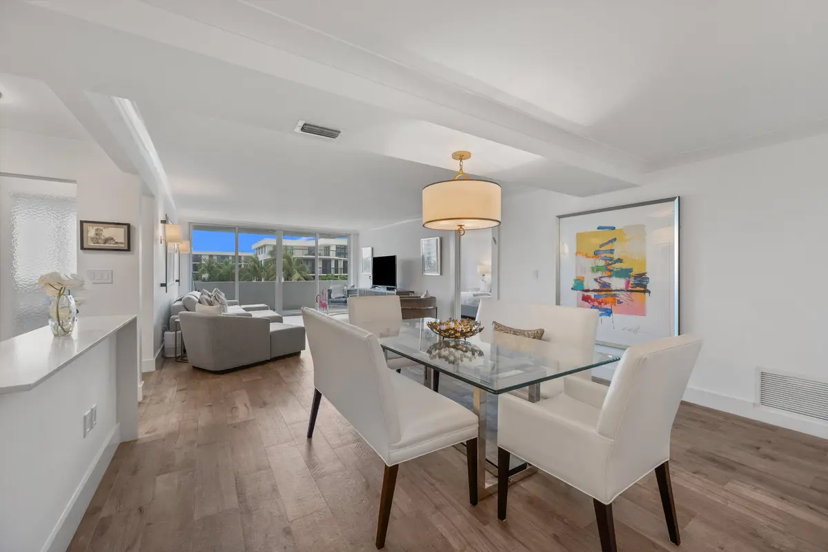 Dining Area at 2773 S Ocean Boulevard 410, Palm Beach