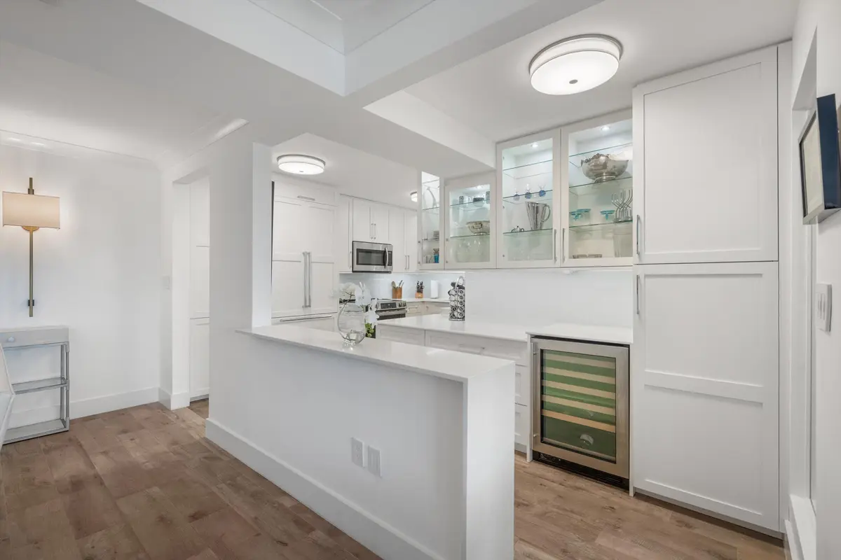 Kitchen at 2773 S Ocean Boulevard 410, Palm Beach