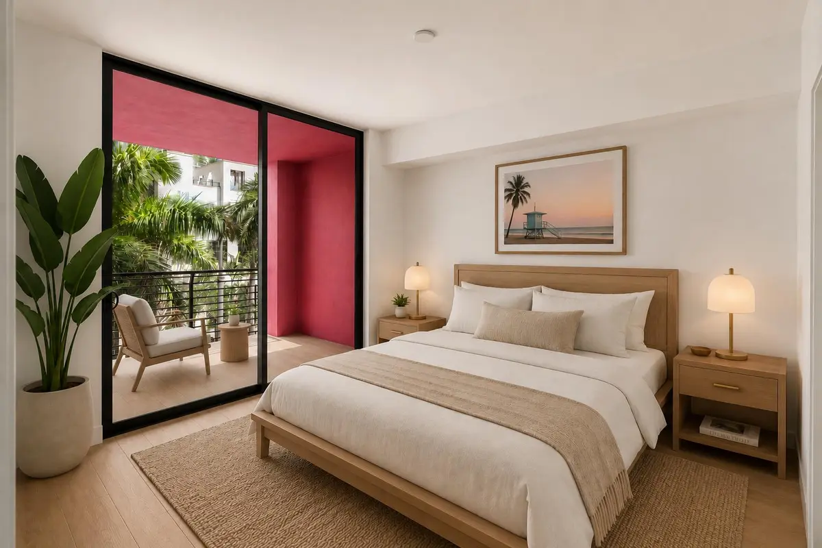 Bedroom at 90 NE 32nd Street 306, Miami