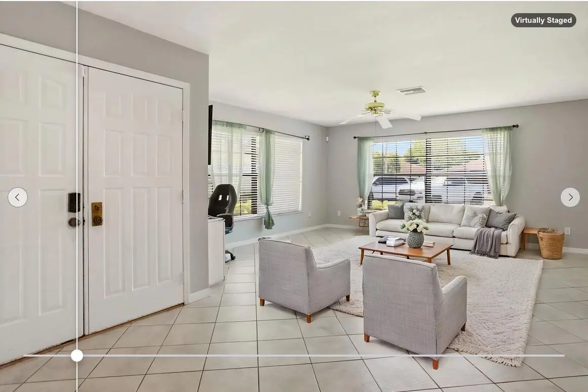 Living Room at 1607 Laurel Leaf Lane B, Fort Pierce