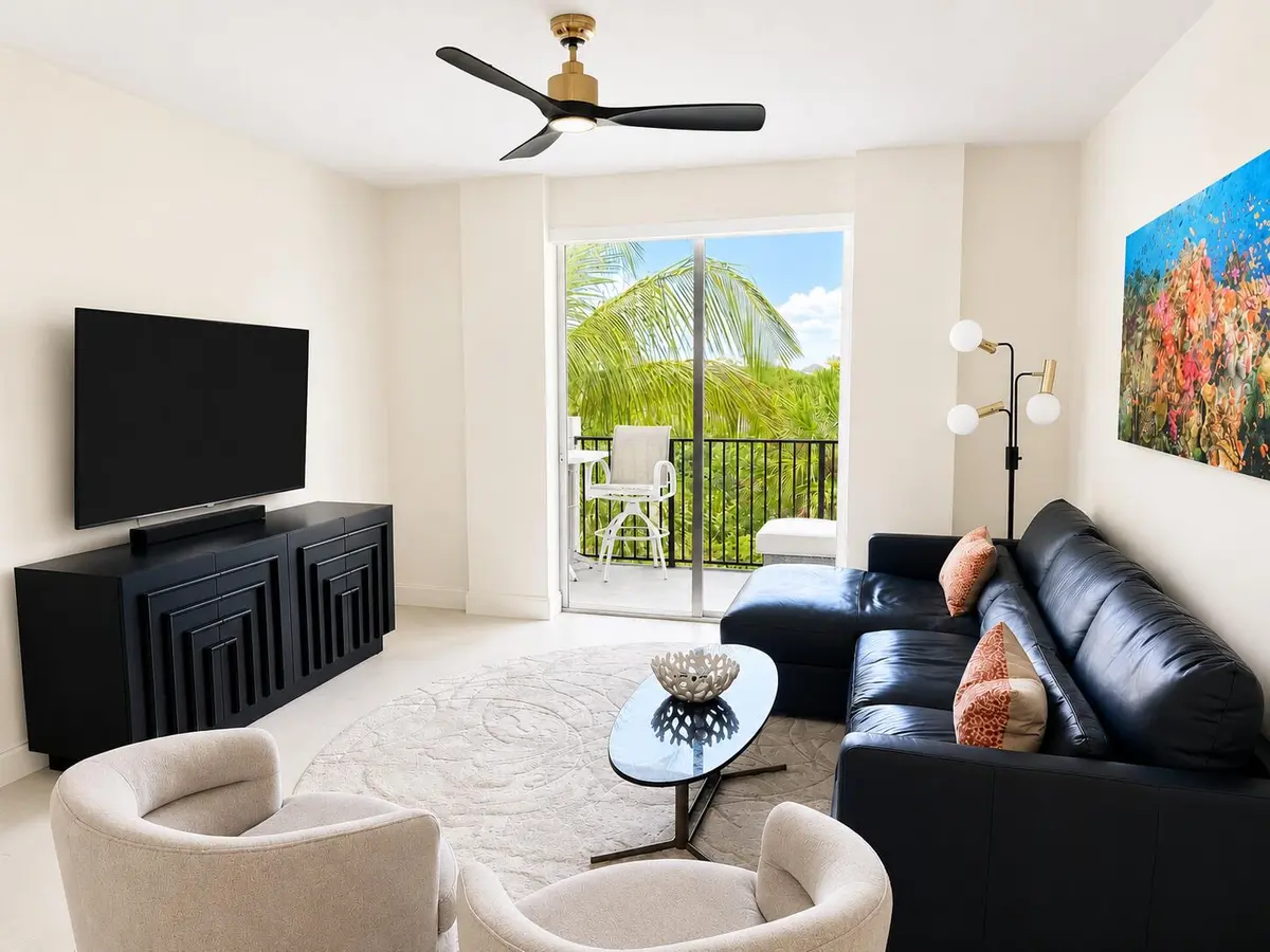 Living Room at 255 NE 3rd Avenue 2403, Delray Beach