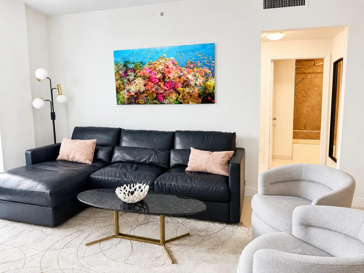Living Room at 255 NE 3rd Avenue 2403, Delray Beach
