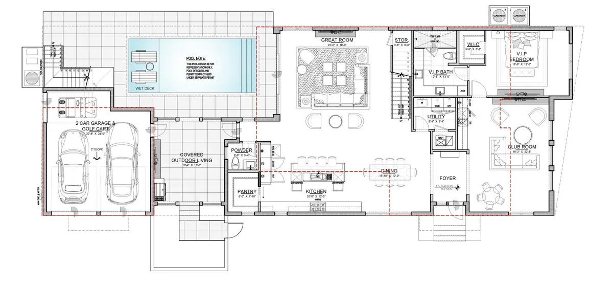 229 NE 5th St - 1st Floor Plan at 229 NE 5th Street, Delray Beach