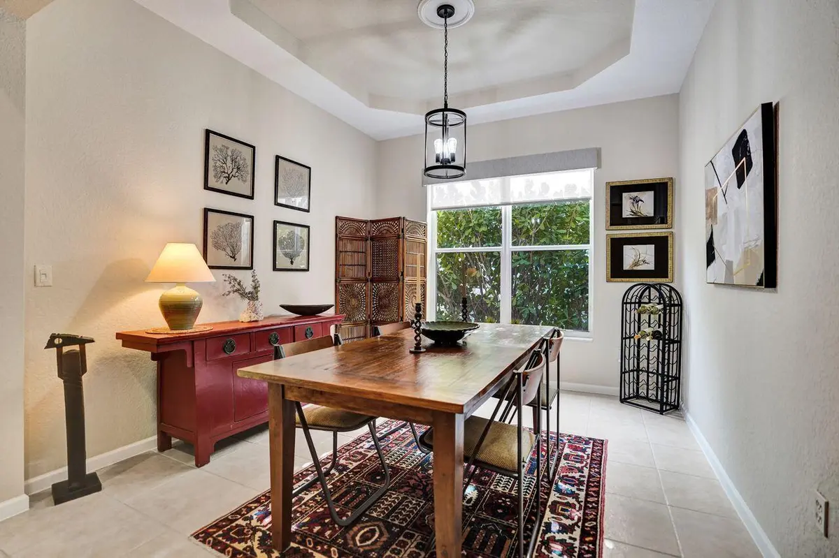 Dining Room at 9625 Via Elegante, Wellington