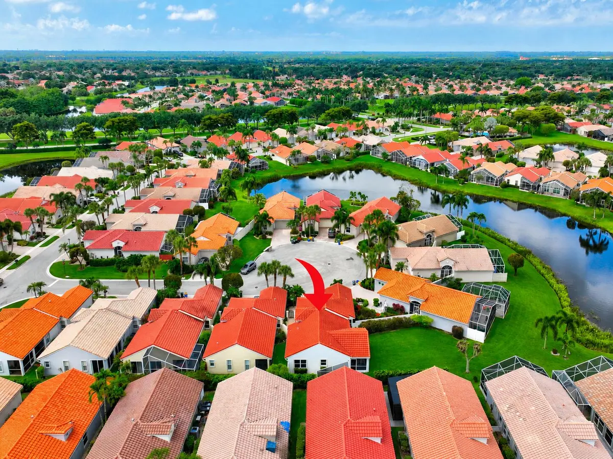 Overhead pic at 7169 Foxworth Court, Boynton Beach