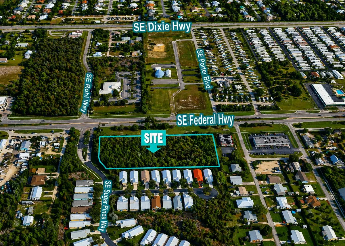 Aerial at 8200 SE Sugar Pines Way, Hobe Sound