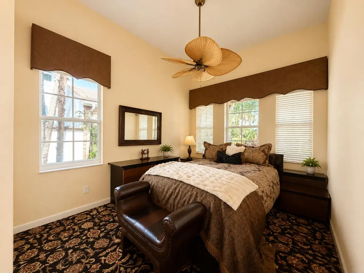 Guest Bedroom at 974 Mill Creek Drive, Palm Beach Gardens