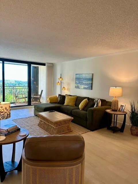 Living Room at 3400 N Ocean Drive 706, Singer Island