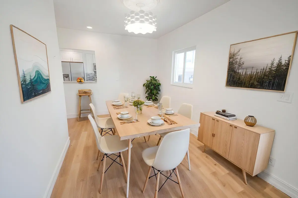 Dining Area - Virtually Staged at 3216 Karen Drive, Delray Beach