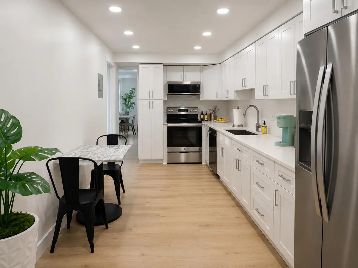 Kitchen at 3460 S Ocean Boulevard 4150, Palm Beach
