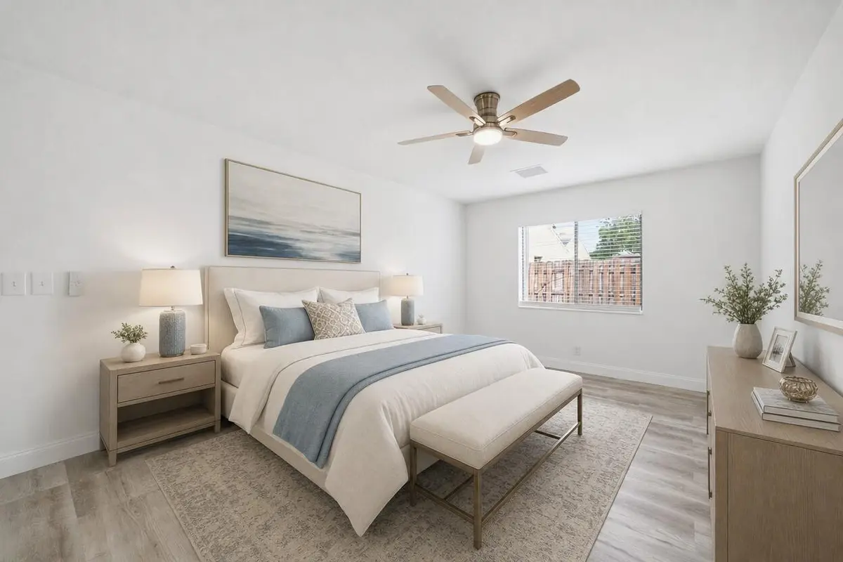 Primary Bedroom L-staged at 905 NW 22nd Avenue, Delray Beach