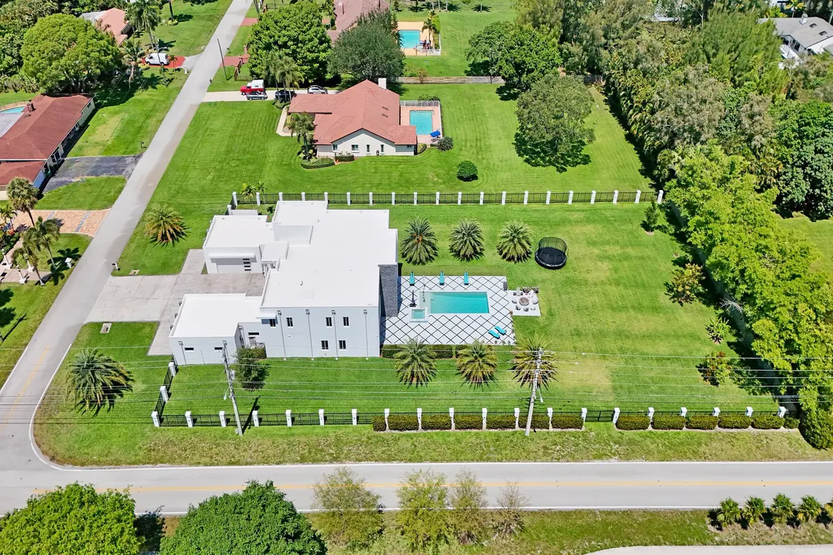Aerial. Lot at 11201 SW 3rd Street, Plantation