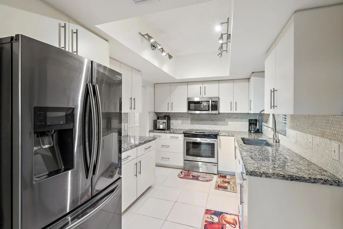 Kitchen at 3970 N Ocean Drive 6, Singer Island
