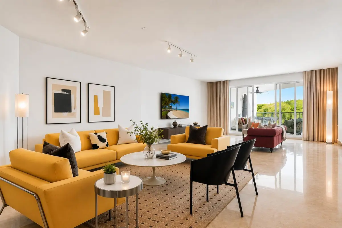 Open Living Space at 615 Bayshore Drive 301, Fort Lauderdale