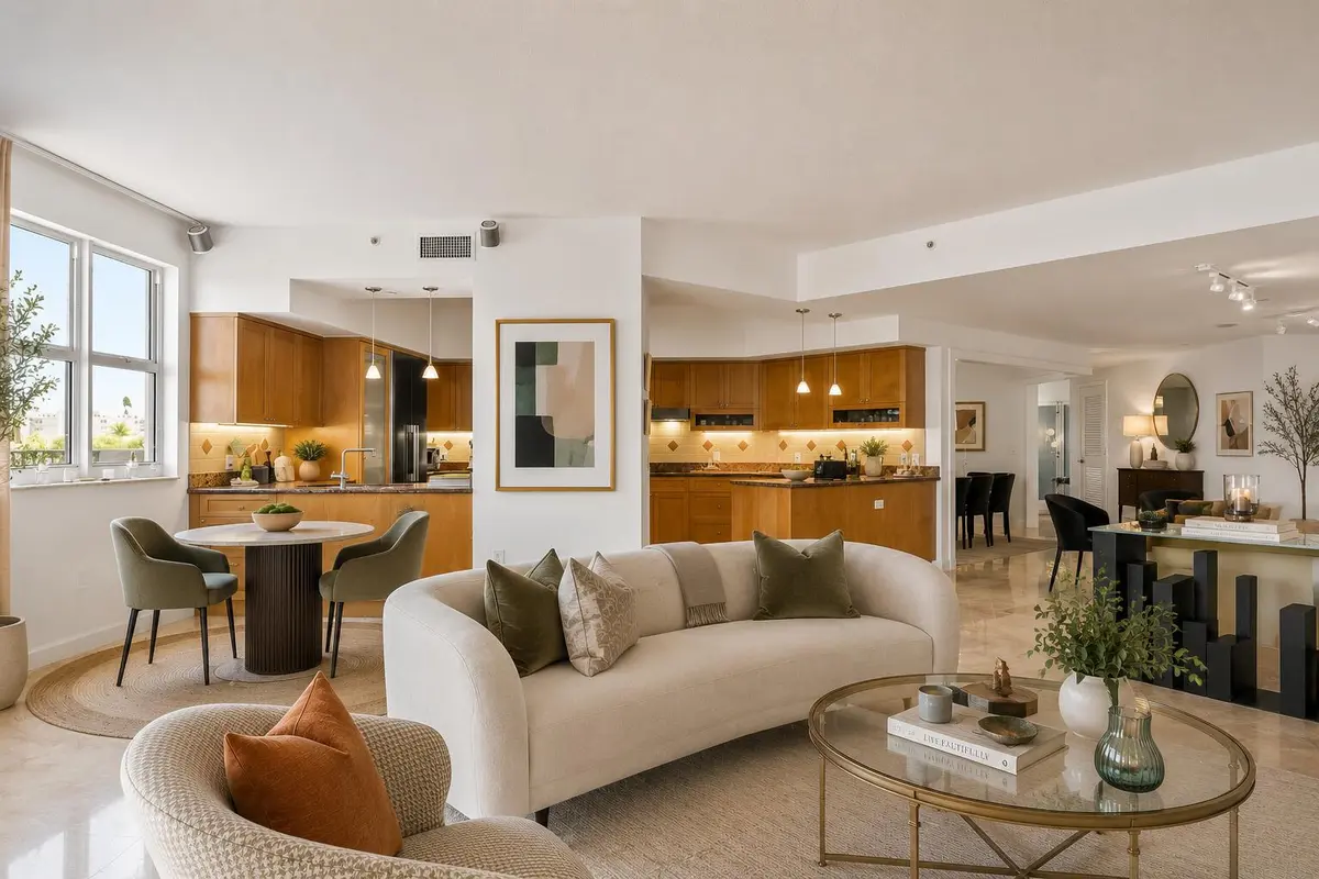 Virtually Staged at 615 Bayshore Drive 301, Fort Lauderdale