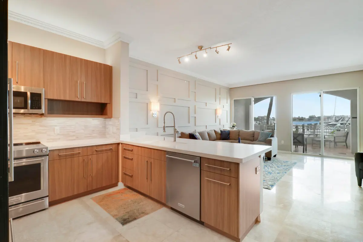 Open Concept Kitchen/Living at 806 E Windward Way 102, Lantana
