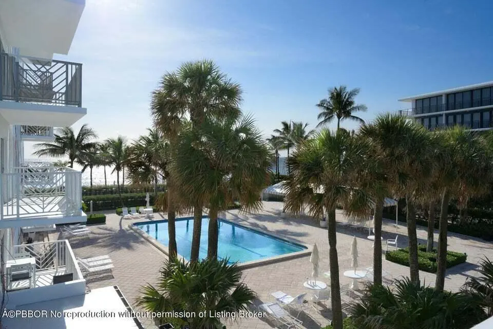 Pool area photo at 170 N Ocean Boulevard 305, Palm Beach
