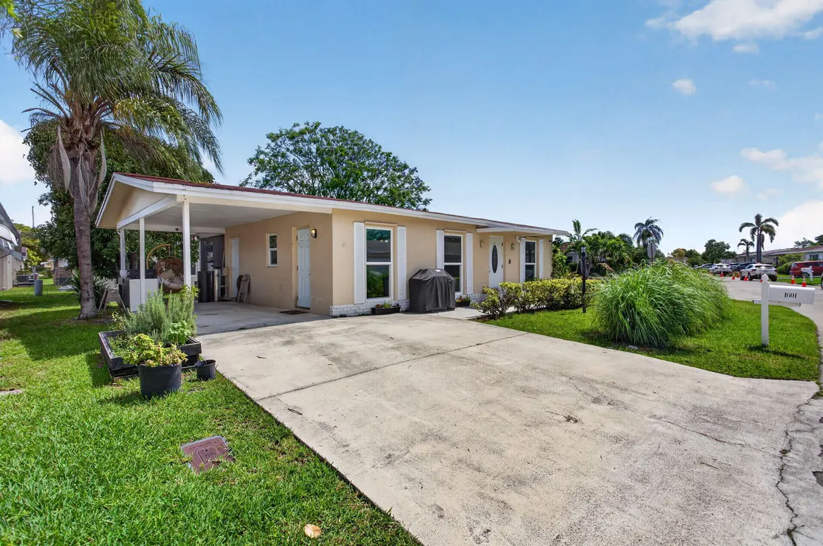 FRONT VIEW, CARPORT at 1601 NW 48th Place, Deerfield Beach