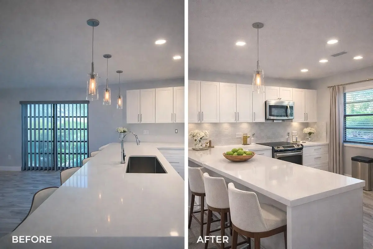 Kitchen at 21766 Cypress Drive 20-g, Boca Raton