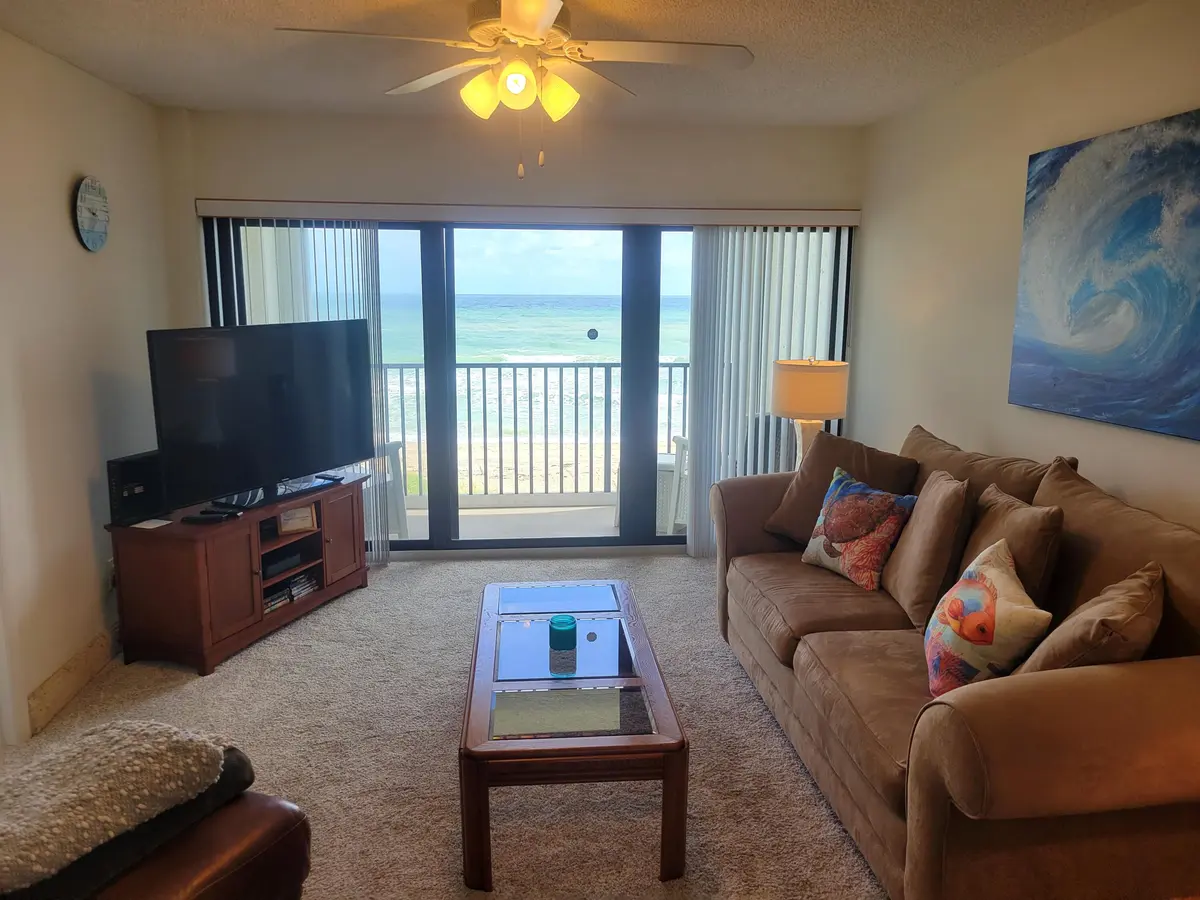 Living Room at 10152 S Ocean Drive 418b, Jensen Beach