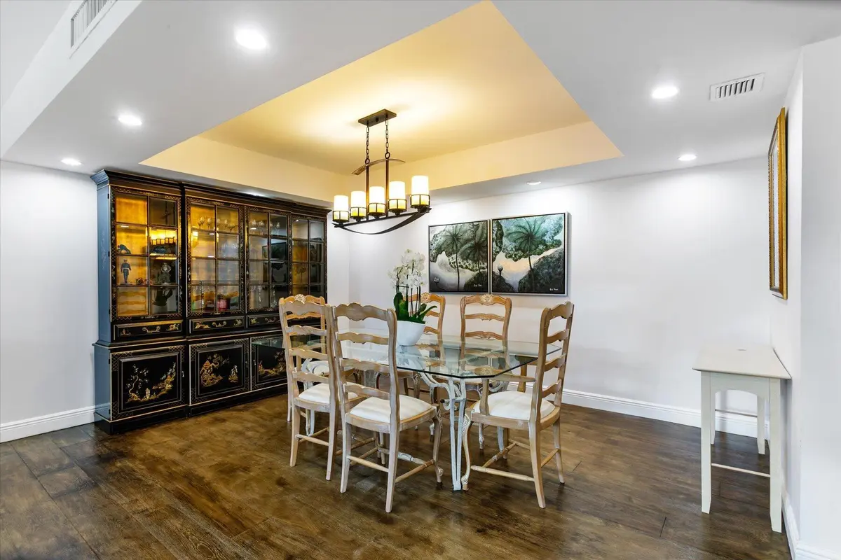 Dining Room at 2860 S Ocean Boulevard 214, Palm Beach