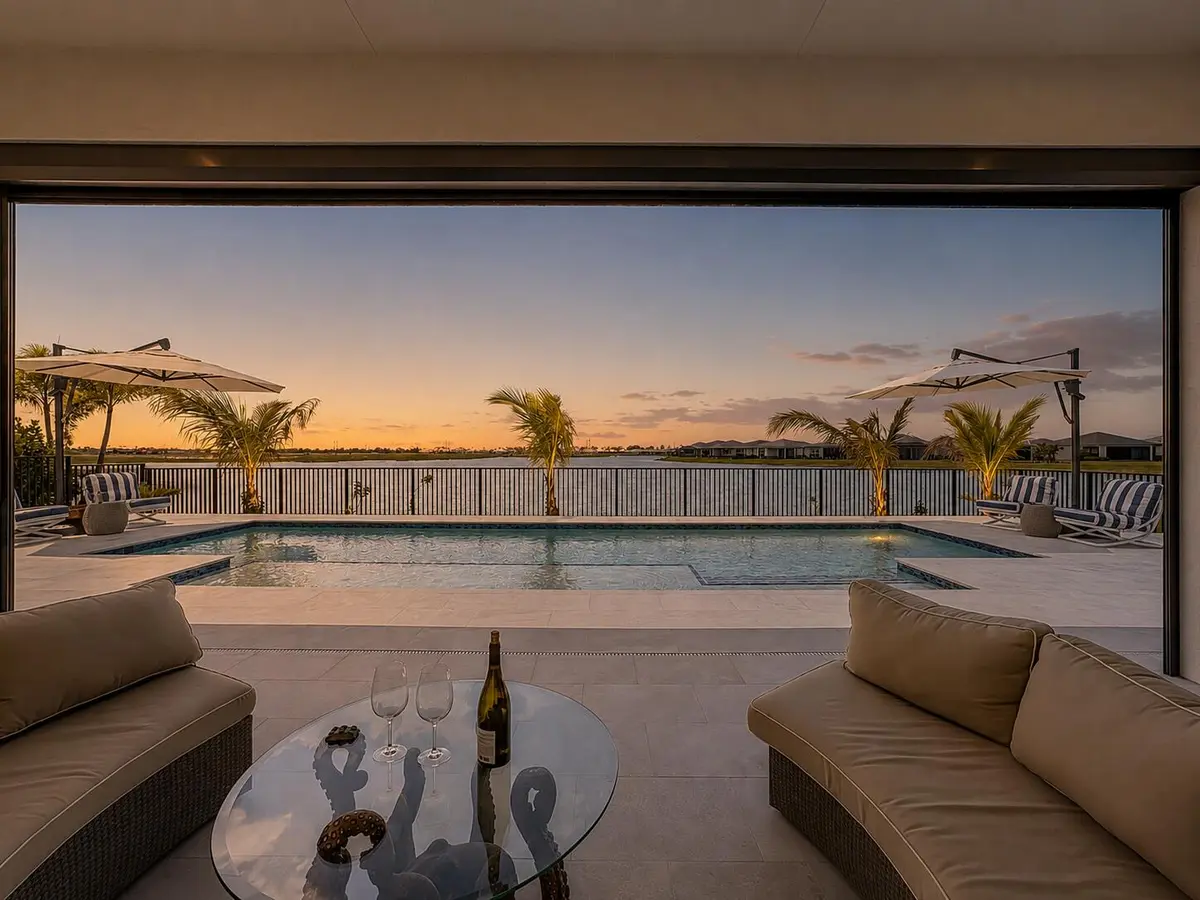 Sunsets from the Pool Felicita Way at 8596 SW Felicita Way, Port St. Lucie