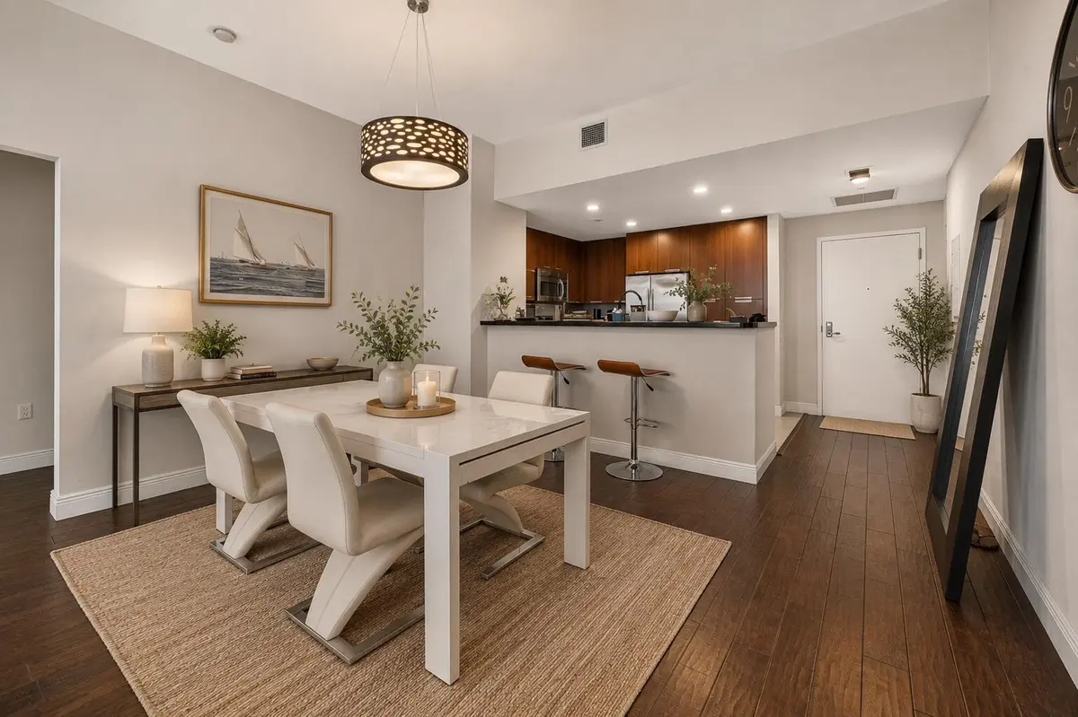 STAGED KITCHEN at 7901 Hispanola Avenue 807, North Bay Village
