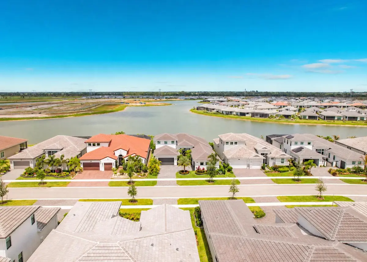 Felicita Aerial 1000 Foot Lakeview at 8596 SW Felicita Way, Port St. Lucie
