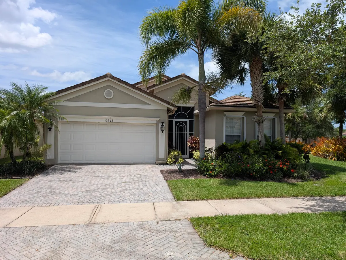 Exterior Front at 9543 SW Belmere Drive, Port St. Lucie