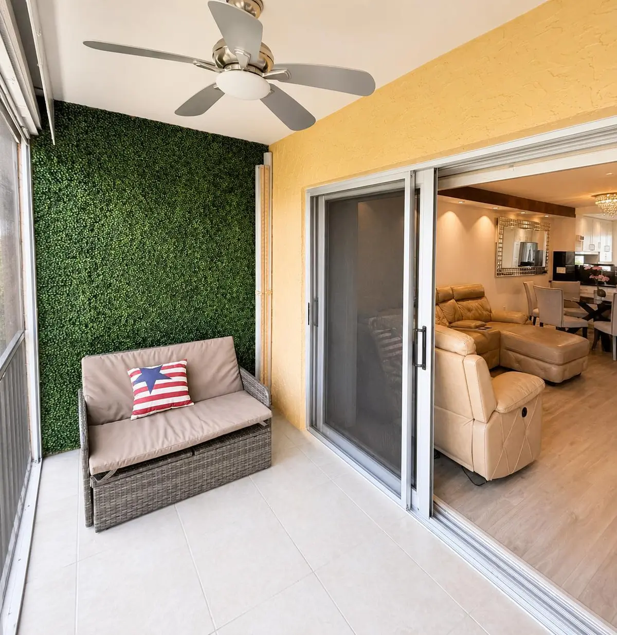 Balcony at 9880 Marina Boulevard 1520, Boca Raton