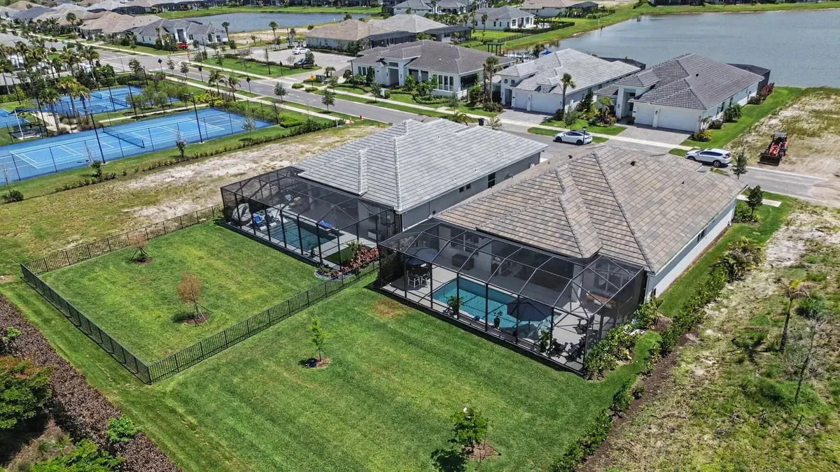 Aerial Rear at 9483 SW Pinnacle Place, Port St. Lucie