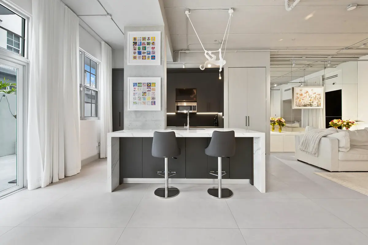 kitchen from dining at 425 N Andrews Avenue 206, Fort Lauderdale
