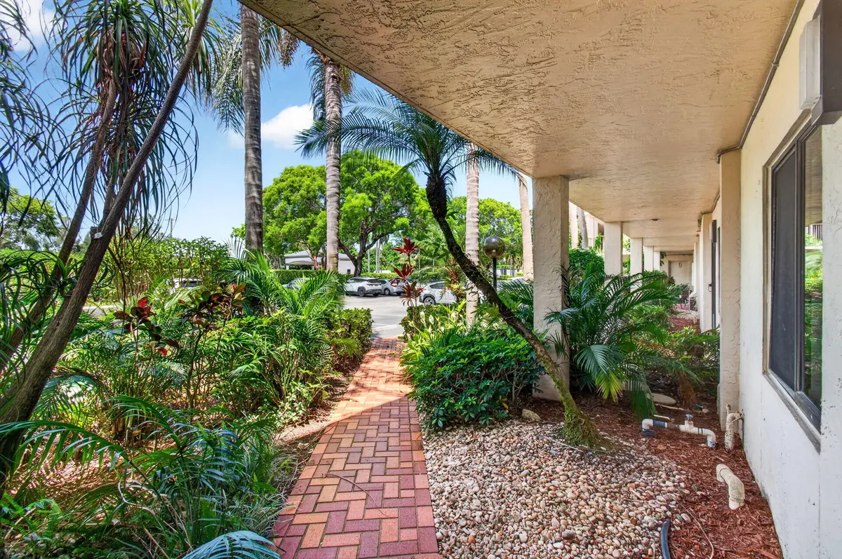 View from front door at 6655 Kensington Lane, Delray Beach