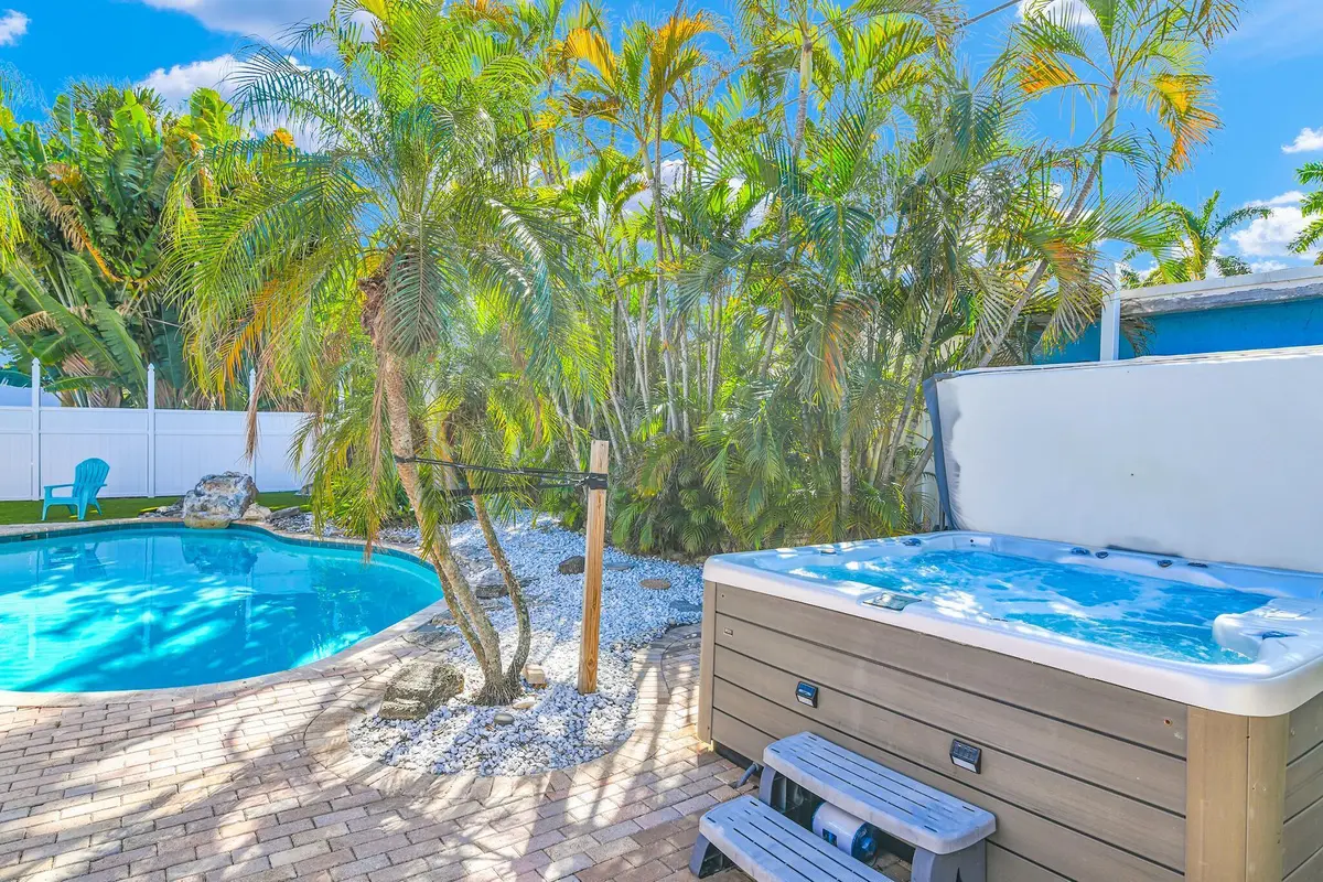 Private Hot Tub at 3218 Palm Drive, Delray Beach