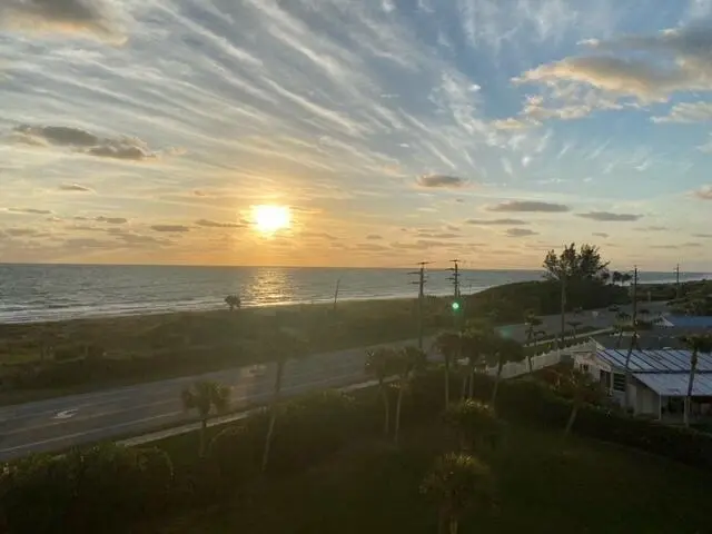 Balcony sunrise at 5151 N Highway A1a 513, Fort Pierce