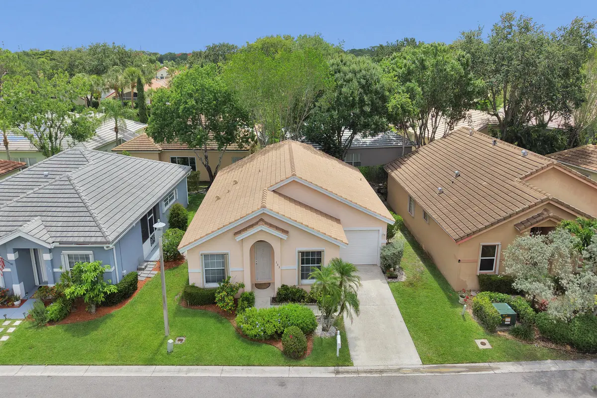 Aerial view at 133 Caribe Court, Greenacres