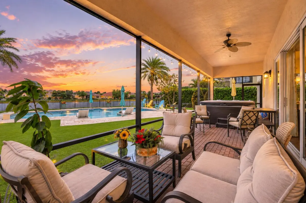 Outdoor at Dusk at 2540 Vicara Court, Royal Palm Beach