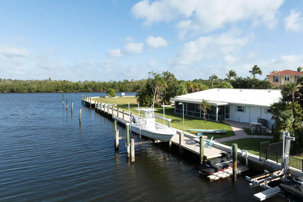Exterior Back at 8585 SE Palm Street, Hobe Sound