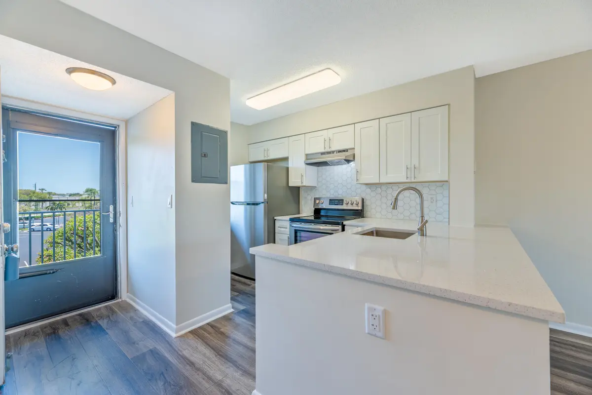 Front Door Opens for Cross Ventilation at 2226 N Cypress Bend Drive 308, Pompano Beach