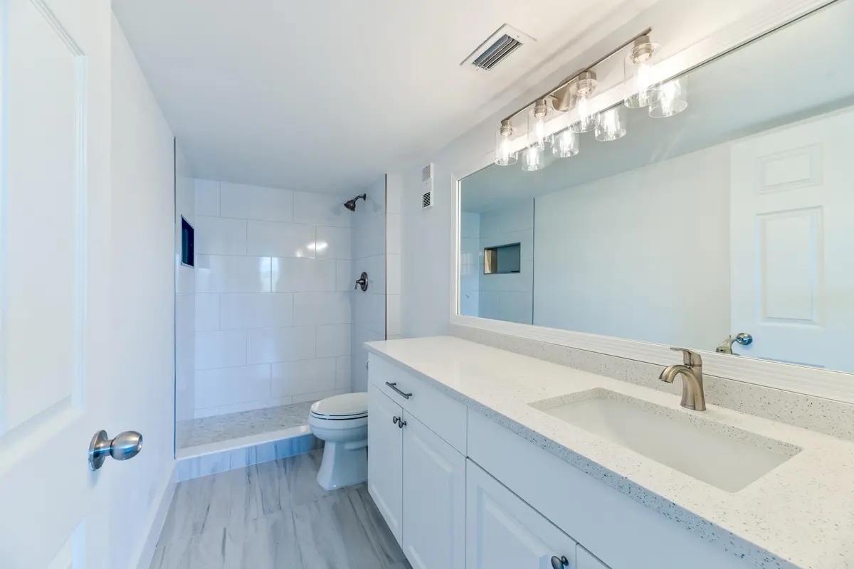 New Primary Bathroom at 2226 N Cypress Bend Drive 308, Pompano Beach
