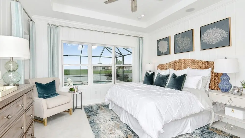 Bergamo-PrimaryBedroom at 9938 SW Arezzo Road, Port St. Lucie