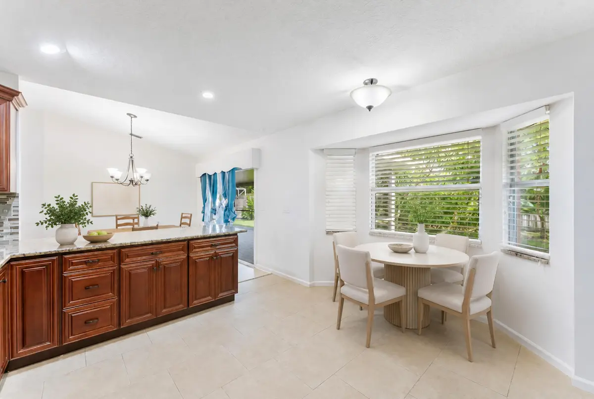 Staged Dining Area at 112 Laurel Way, Royal Palm Beach