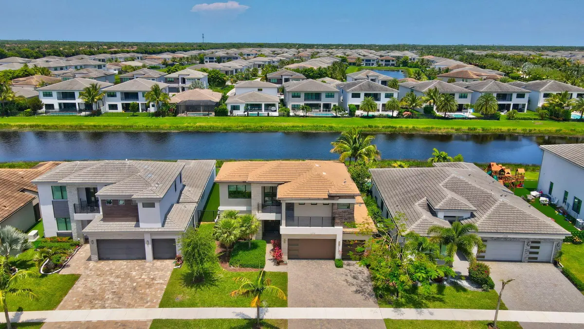 Aerial View at 17112 Aquavera Way, Boca Raton