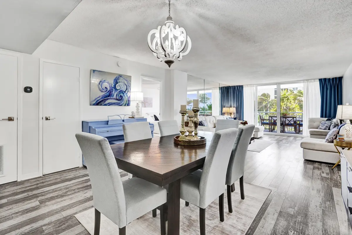 Dining Area at 3546 S Ocean Boulevard 327, South Palm Beach
