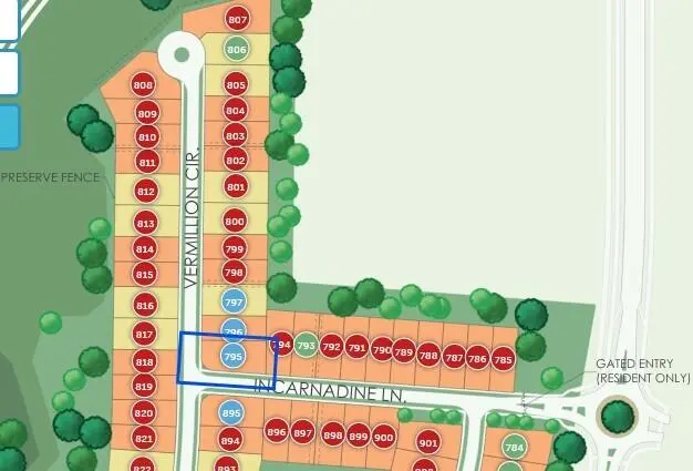 795 MAP at 13591 SW Vermillion Circle Prosperity 795, Port St. Lucie