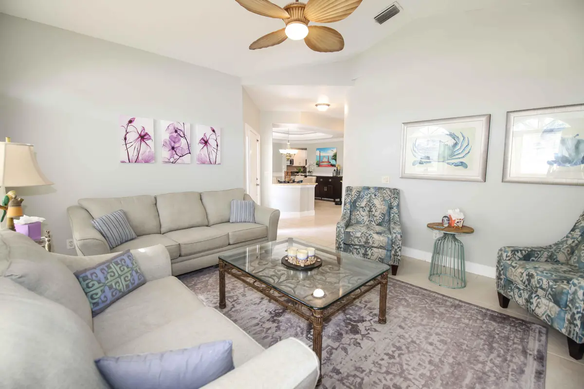 Living Room at 618 SW Barbuda Bay, Port St. Lucie